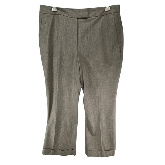 Brooks Brothers Pants Womens 12 Petite Wool Super 120s Vitale Barberis Canonico - Picture 1 of 13